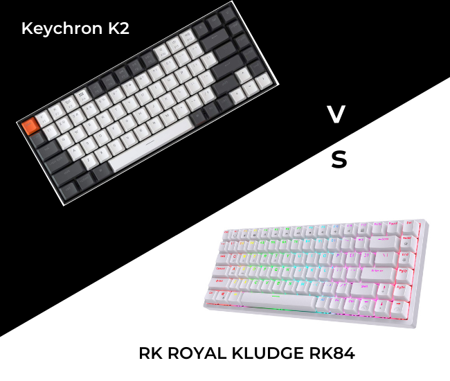 Royal Kludge RK84 vs Keychron K2- Which 75% Wireless Mechanical Keyboard is Better?