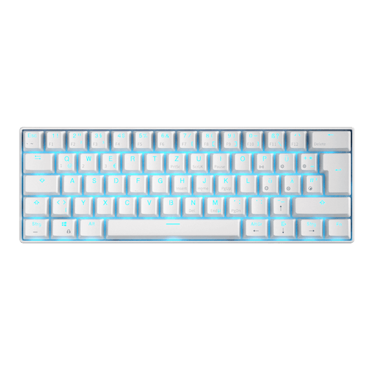 RK ROYAL KLUDGE RK61-DE QWERTZ Kabelgebundene / Bluetooth 60% Mechanische Tastatur