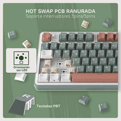 S98 ES Teclado Mecánico Inalámbrico 96% QWERTY