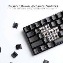 Load image into Gallery viewer, Ultra-Compact Bluetooth Keyboard with Brown Switches
