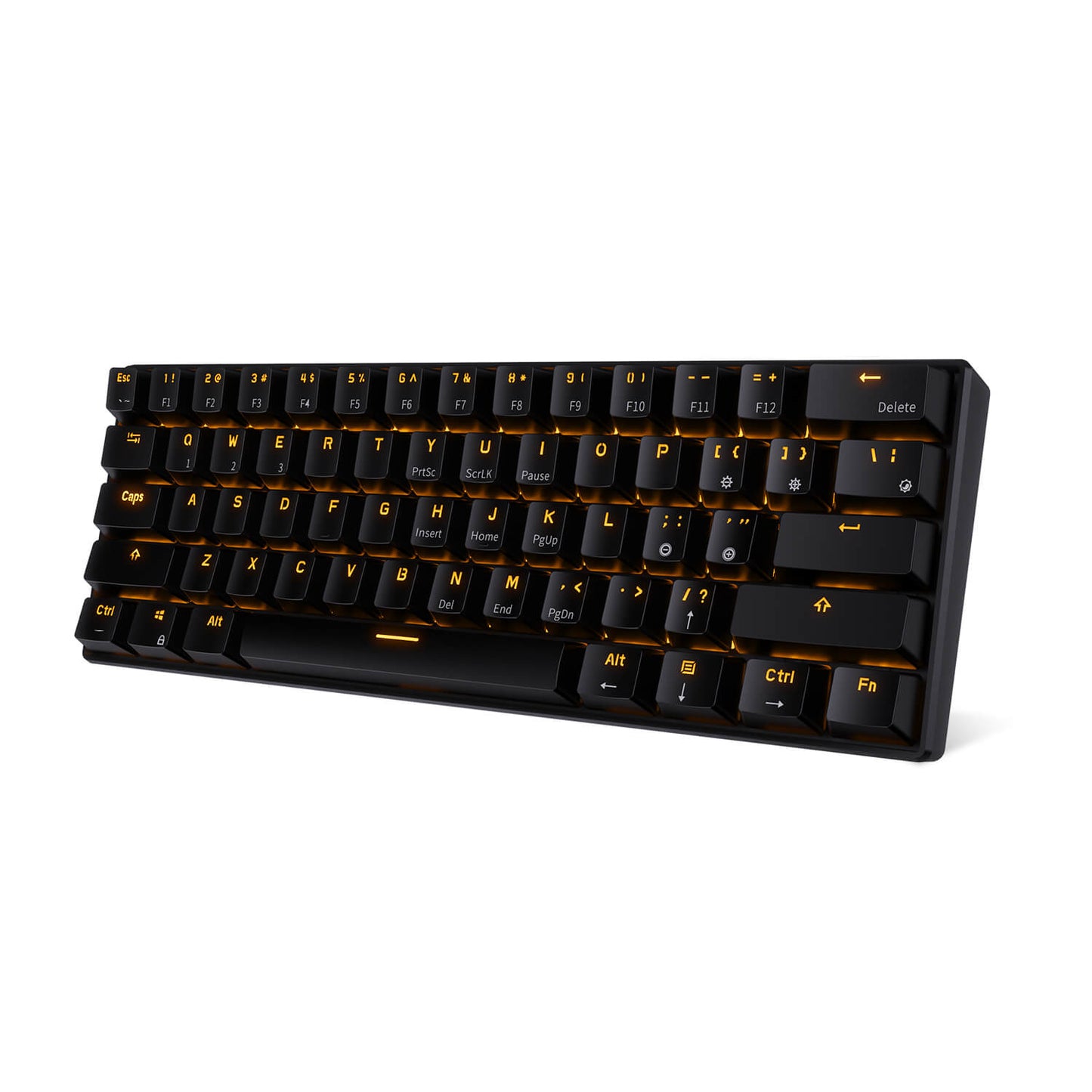 RK ROYAL KLUDGE RK61 Wireless 60% Mechanical Gaming Keyboard, Ultra-Compact Bluetooth Keyboard with brown Switches